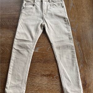 Zara kids Light Beige Skinny Jeans